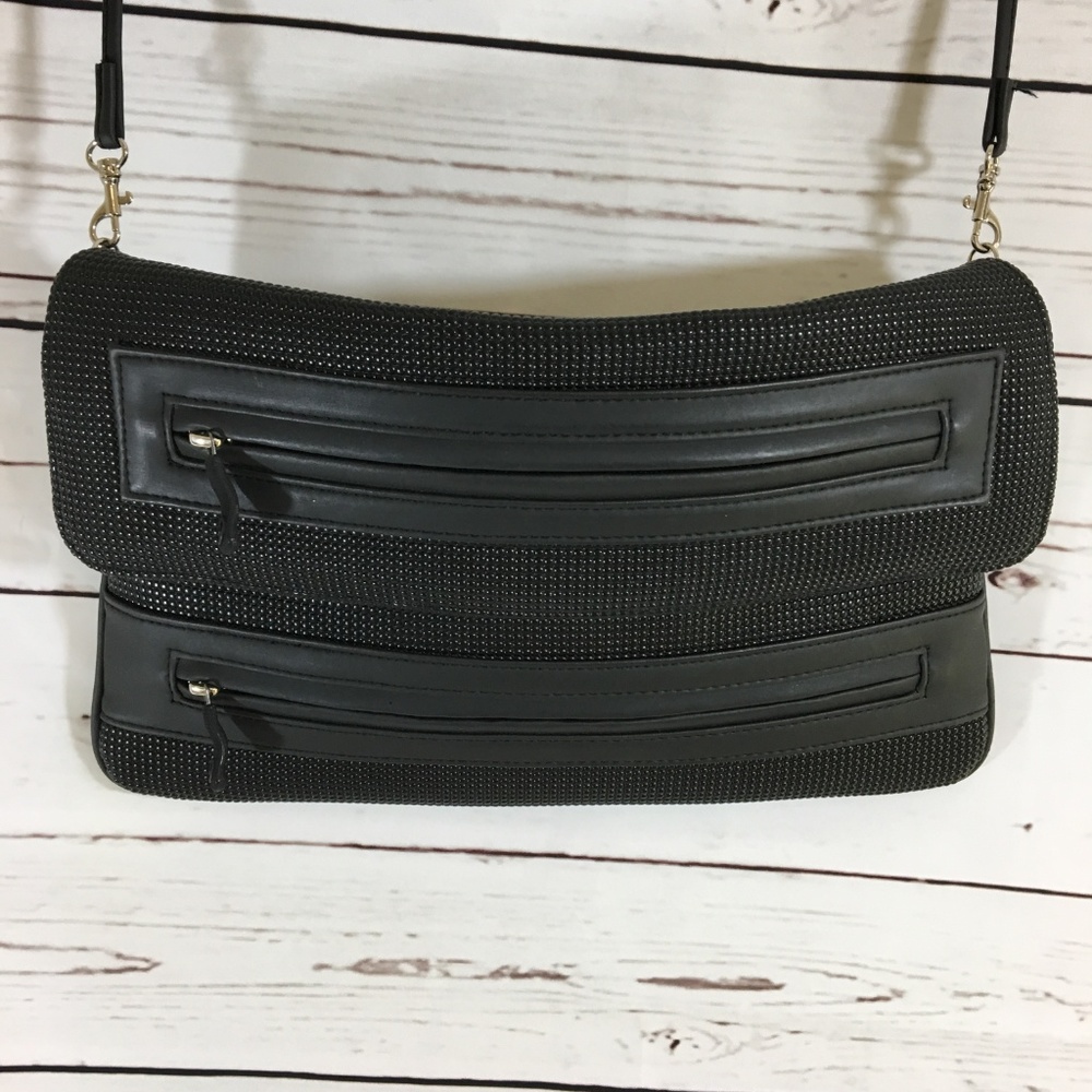 SOLD urban oxide Black Rubber Crossbody Bag - Picture 3 of 7